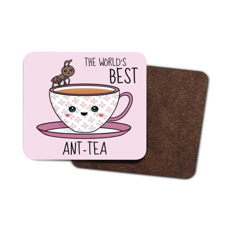 Funny Auntie Coaster: Novelty Ant-Tea Gift