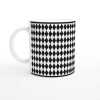 Prada Black Diamond Mug 132 - Ceramic White