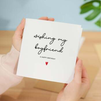 Boyfriend Birthday Card For Him, Special Boyfriend Birthday Card, Birthday Gift For Boyfriend, Boyfriend Birthday Gift, From Girlfriend