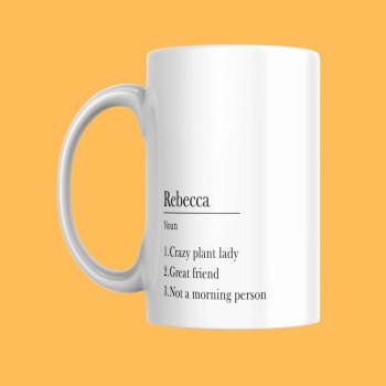 Personalised Name Mug - Customised Gifts Ideas - For Friend, Sister, Brother, Bestie, Mum, Dad, Christmas, Birthday, Mothers Day