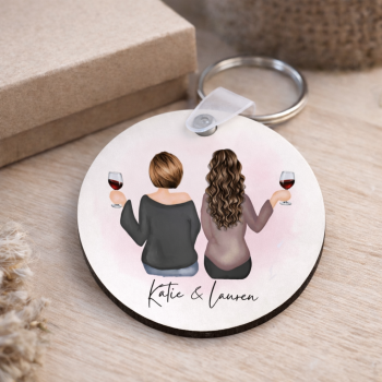 Personalised Best Friend Keyring
