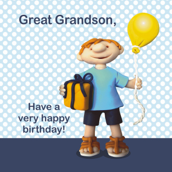 Great Grandson card