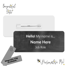 Education/Childcare Name Badge - Chalkboard