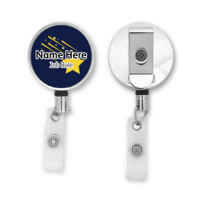 Personalised Metal ID Reel - Shooting Star