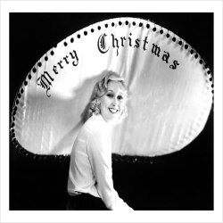 Christmas hat - a 17.5 x 12.5cm Christmas Card from Holy Mackerel's Alternative Image Range of Festive Designs.