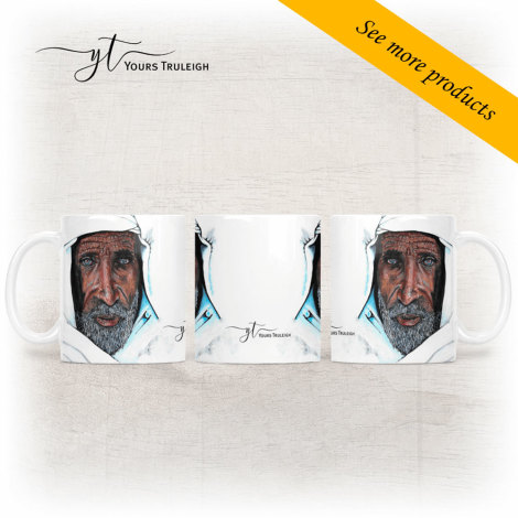Elderly Moroccan Man - Large Range of Giftware available.