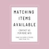 Printed Menu Event for Girl Personalised with Initial and Courses | Teddy Bear | Party, Birthday, Baby Shower, Baptism, Communion - Squared - Sample (not custom)