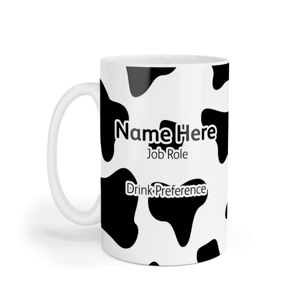 Personalised Ceramic Mug - Dalmatian Animal Print