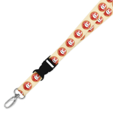Double Breakaway Lanyard - Cartoon Rabbit Chinese New Year 2023