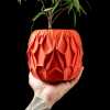 Vessel Planter Pot - Matte Dark Green
