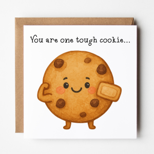 Get Well Soon Card - You Are One Tough Cookie