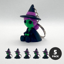 Witch Keyring Pack (x5)