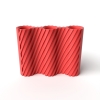 The Bora Triple Vase - Black