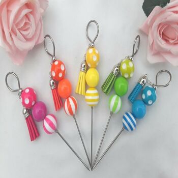 Beaded Cookie Scribe, Beaded Cake Tester 