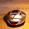 Union Jack  Fog City Motorcycle Helmet clock