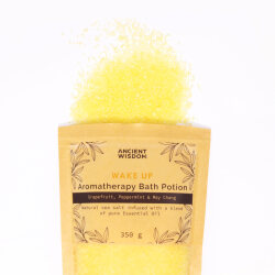 Aromatherapy Bath Salt in Kraft Bag 350g - Wake Up