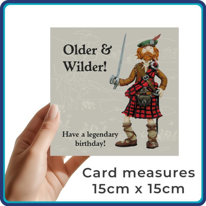 Scottish History Birthday Card Pack - 5 Cards - Polymer Clay Art by Erica Sturla - Scottish Gift UK