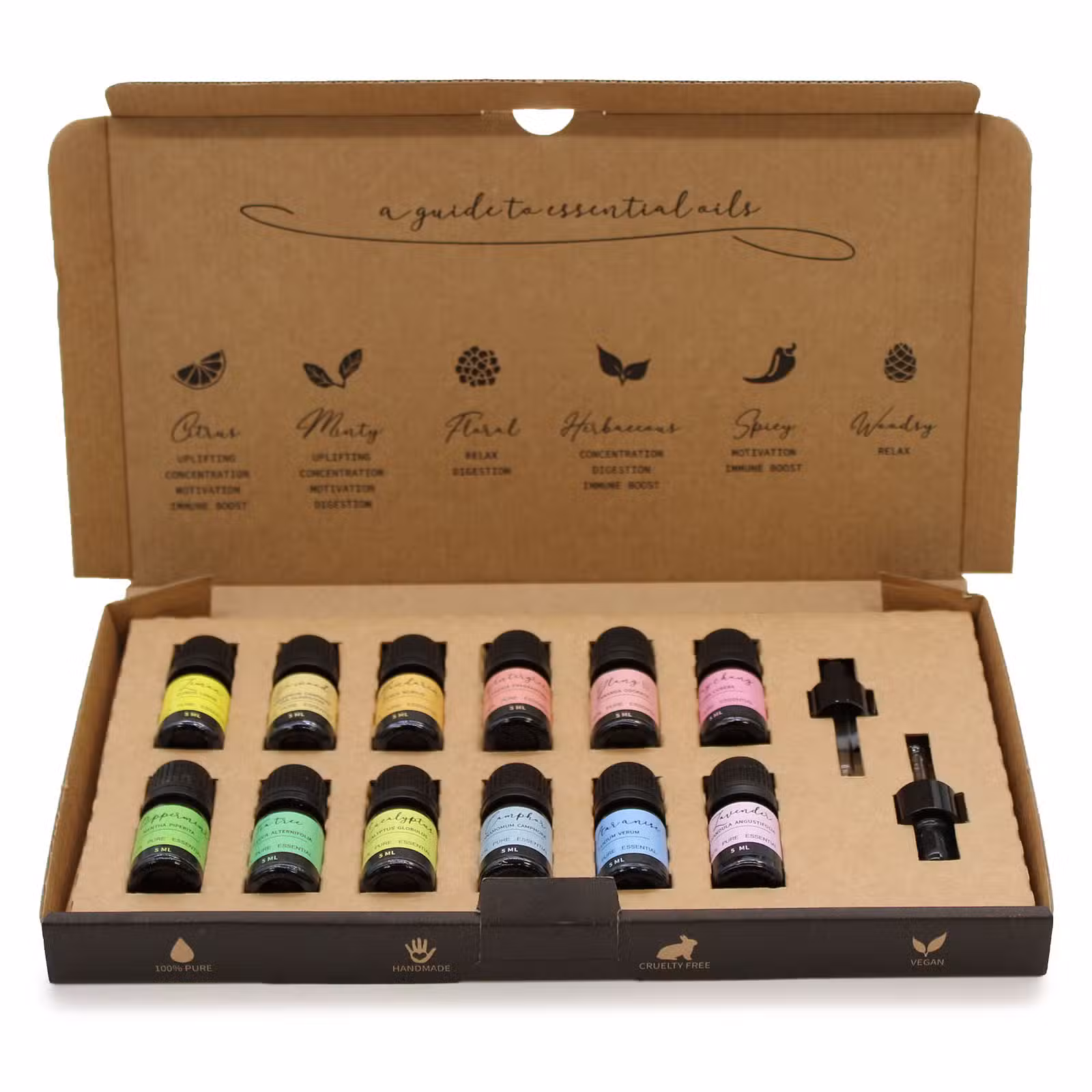 Aromatherapy Essential Oil Set - Starter Pack
