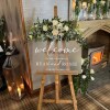 Wedding Welcome Sign / A2 Acrylic Sign / Personalised Sign / Acrylic Welcome Board / Welcome To The Wedding / - A3 CLEAR - Black