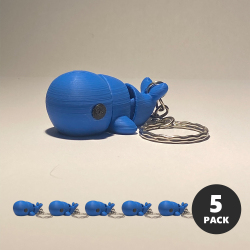 Baby Whale Keyring Pack (x5)
