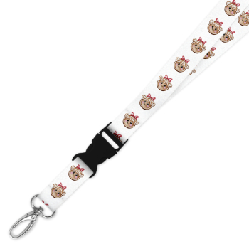 Double Breakaway Lanyard - Christmas Gingerbread Girl