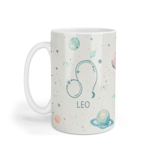 Astrology Zodiac Sign Ceramic Mug - Leo