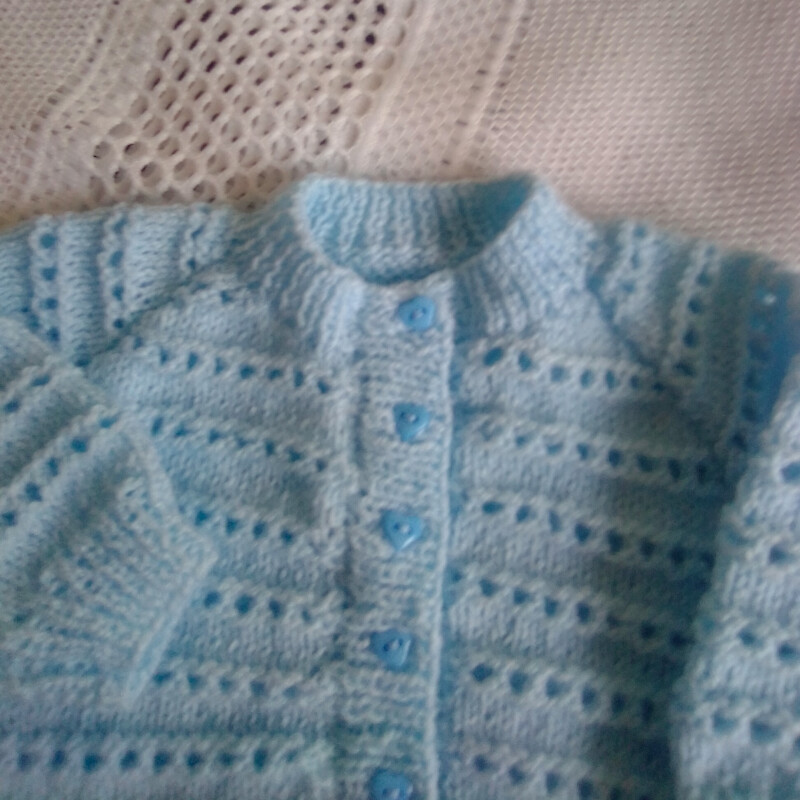 Baby's Textured 3 Piece Cardigan Set, Cardigan Set - Newborn Baby - Chest 14 ins - £15.00