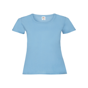 Personalised Fruit of the Loom Ladyfit T-Shirt - Sky - L
