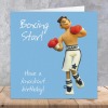 Boxing Birthday Card for Him - Erica Sturla Design