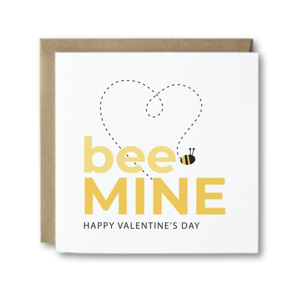 Valentine's Day Card - Bee Mine