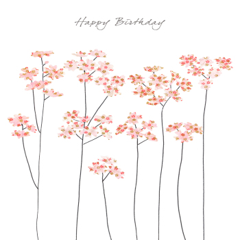 Primrose Birthday Greeting Card