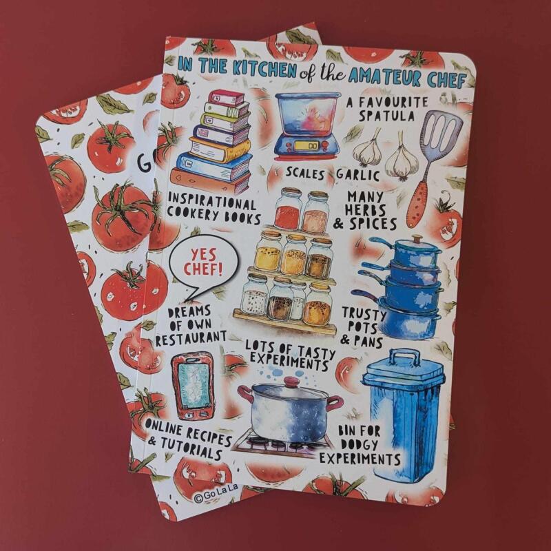 Amateur chef A5 Lined Notebook | Notepad