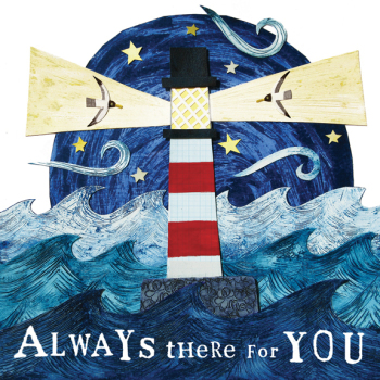 Always There for You 150mm Square Greetings Card by Artist Lisa Berkshire