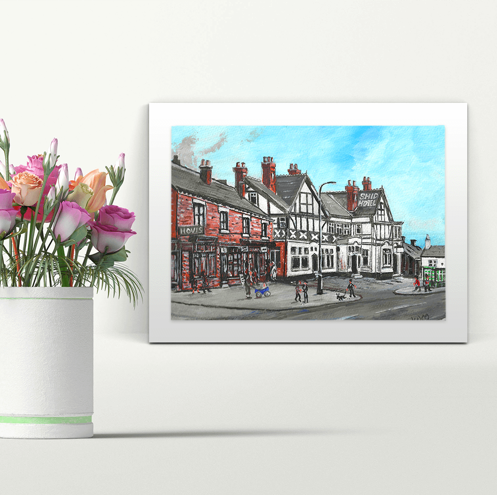 The Ship Hotel - A4 Print - Mounted