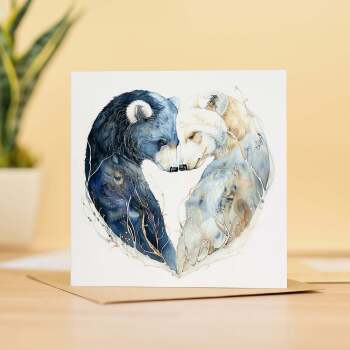 Anniversary Card For Wife Card for Anniversary Card For Husband Bears Anniversary Card For Couple Engagement Card For Couple Wedding Card