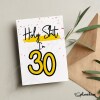 30th Birthday Card - Holy Shit You're / I'm 30 Card - Birthday Card - Birthday Celebrations - Personalised Birthday - Funny Birthday Card - Holy Shit "I'm"