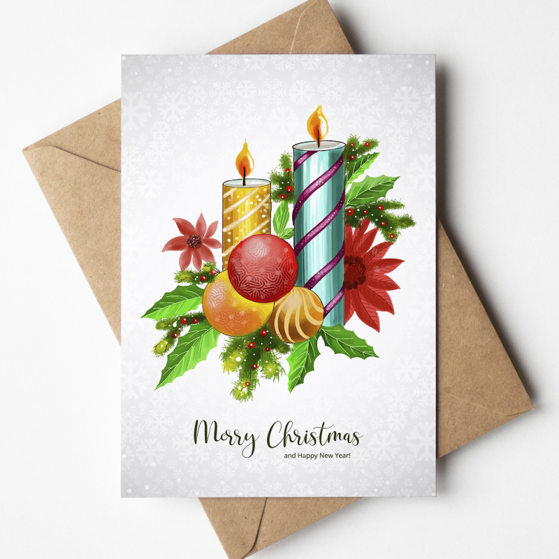 Corporate Christmas Cards Branded | Corporate | Company | Christmas Cards for Clients  Staff, Co-Workers, Teams & Clubs Christmas Cards - A6 - 4.1" x 5.8"