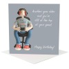 Funny Birthday Card for Gamers - Polymer Clay Art by Erica Sturla - Gaming Birthday Card for Him UK
