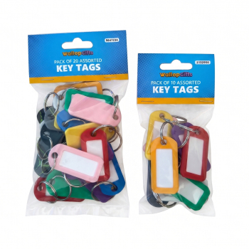 Heavy-Duty Shatter - Resistant Key Tags - Assorted Tags
