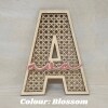 Personalised Wooden Rattan Alphabet with Name / Boho Nursery Decor / Personalised Wall Decor / Scandi Alphabet
