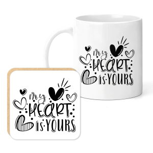 Mug & Coaster Set - My Heart Is Yours