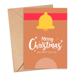 Christmas Card - Merry Christmas and Happy New Year Reindeer Body