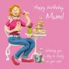 Holy Mackerel Mum Birthday Card - designed by Erica Sturla Card is 15cm square and blank inside
