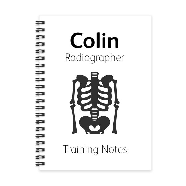 Personalised A5 Notebook - Skeleton X-Ray