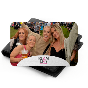 Irlam Live Personalised Photo Wallet Aluminium Card