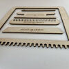 Weaving Loom Frame With Tools Included / Frame Weave / Tapestry / Beginners Tool / Craft Supplies / Starter Kit - 130 x 140mm