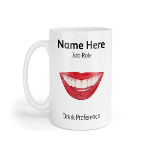 Personalised Ceramic Mug - Watercolour Smile