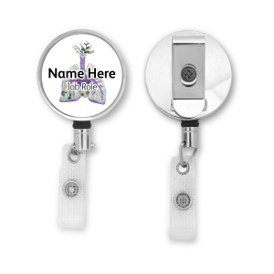 Personalised Metal ID Reel - Succulent Lungs