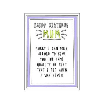 Funny Card mum | Funny card | Birthday card mum