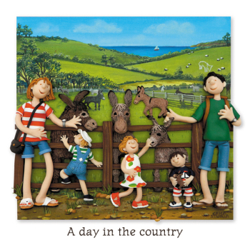 A Day in The Country Blank Greeting Card Any Occasion Erica Sturla Art Cards